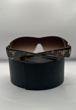 Load image into Gallery viewer, Prada 22MS Shield Sunglasses Tortoiseshell Brown Lens with Case Made In Italy