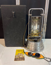 Load image into Gallery viewer, Vintage Sun-Kraft Cold Quartz UV Ozone Sun Lamp w/ Case & Goggles 1940s