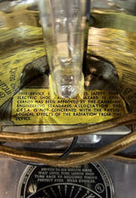 Load image into Gallery viewer, Vintage Sun-Kraft Cold Quartz UV Ozone Sun Lamp w/ Case & Goggles 1940s