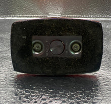 Load image into Gallery viewer, Vintage Scripto Vu-Lighter with Clear Fuel Compartment & Red Art Deco Base.