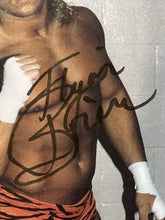 Load image into Gallery viewer, 1990 NWA “Flyin” Brian Pillman Sr. Framed and Signed 10” x 8” Photograph
