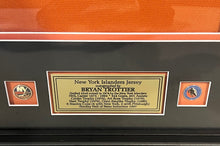 Load image into Gallery viewer, 42” x 34” Bryan Trottier Autographed New York Islanders Hall of Fame Jersey
