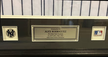 Load image into Gallery viewer, Alex Rodriguez Autographed Framed New York Yankees Pinstripe Jersey with 3 Pins