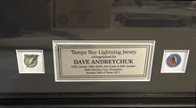 Load image into Gallery viewer, Dave Andreychuk Autographed & Inscribed Framed Tampa Bay Lightning Jersey