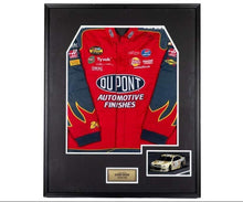 Load image into Gallery viewer, #24 Du Pont Racing Jeff Gordon Nascar Jacket signed by Driver Josh Wise