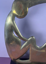 Load image into Gallery viewer, 26” x 16” Bronze Abstract Sculpture “Together” by Canadian Artist Alice Winant