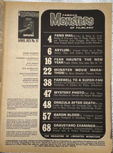 Load image into Gallery viewer, Famous Monsters of Filmland #97 Magazine April 1973 Warren Asylum Cover