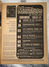 Load image into Gallery viewer, Famous Monsters of Filmland Magazine #104 Jan 1974 The Fly Son of Psycho