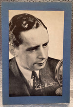 Load image into Gallery viewer, 1934 Beehive Group 1 Photo Card Foster Hewitt Hockey Broadcaster HOF