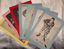 Load image into Gallery viewer, Lot of 7 Vintage 1944-64 Bee Hive Group 2 Hockey Photos Toronto Maple Leafs