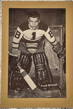 Load image into Gallery viewer, Vintage 1934-43 Beehive Group 1 Photo Frank Brimsek Boston Bruins Hockey Goalie