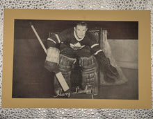 Load image into Gallery viewer, 1944 Beehive Group II Photo Hockey Card - Harry Lumley - Toronto Maple Leafs