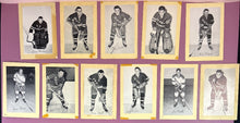Load image into Gallery viewer, Lot of 11 1950s Beehive Group 2 NY Rangers Hockey Photos ft. Gump Worsley