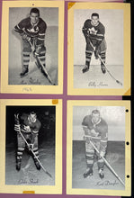 Load image into Gallery viewer, Lot of Vintage 1961-62 Toronto Maple Leafs Hockey Photos Shack, Bower