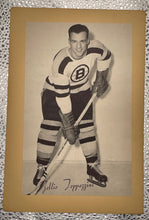 Load image into Gallery viewer, Vintage 1944 Beehive Group II Hockey Photo Zellio Toppazzini Boston Bruins RARE