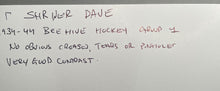 Load image into Gallery viewer, 1934-44 Bee Hive Group 1 Hockey Photo Premium - Dave Schriner Maple Leafs
