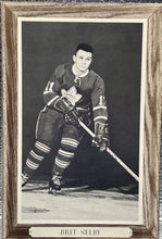 Load image into Gallery viewer, 1966-67 Bee Hive Hockey Group 3 Photo Brit Selby Toronto Maple Leafs Framed