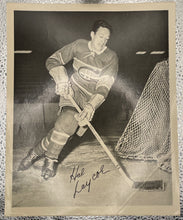 Load image into Gallery viewer, 1945-54 Quaker Oats Montreal Canadiens Hal Laycoe Hockey Photo Lot (4) 8x10