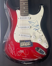 Load image into Gallery viewer, Signed by ZZ Top Billy Gibbons Fender Stratocaster Electric Guitar Red Sunburst