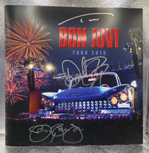 Load image into Gallery viewer, Bon Jovi 2013 Tour Program Signed David Bryan, Tico Torres, Bon Jovi