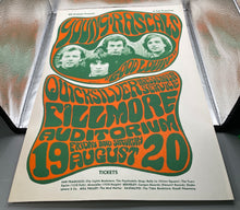 Load image into Gallery viewer, 1966 Young Rascals Quicksilver Messenger Service Fillmore BG-24 Poster