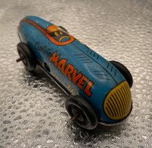 Load image into Gallery viewer, Vintage 1947 Captain Marvel Tin Litho Race Car by Automatic Toy Co. #4