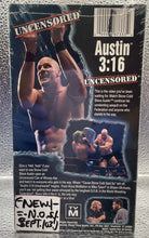 Load image into Gallery viewer, WWF Austin 3:16 Uncensored VHS (1998) Sealed - Stone Cold Steve Austin