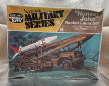 Load image into Gallery viewer, Vintage Life-Like Honest John Rocket Launcher 1/40 Scale Model Kit 09656