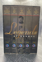 Load image into Gallery viewer, Legends of Hockey 1893–1996 – Complete 5-Part VHS Collector’s Set
