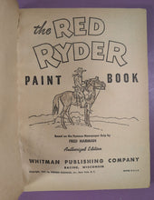 Load image into Gallery viewer, 1947 Red Ryder and Little Beaver Paint Book Whitman Publishing #1153 (Unpainted)