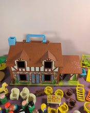 Load image into Gallery viewer, Vintage Fisher-Price Little People Play Family House #952 Large Lot