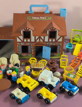 Load image into Gallery viewer, Vintage Fisher-Price Little People Play Family House #952 Large Lot