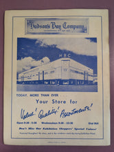 Load image into Gallery viewer, Vintage 1954 Edmonton Exhibition 75th Anniversary Souvenir Programme