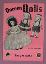 Load image into Gallery viewer, Vintage 1951 Doreen Dolls Vol 102 Crochet Pattern Book by Nell Armstrong