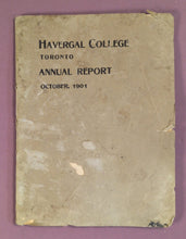 Load image into Gallery viewer, Havergal College Toronto Annual Report October 1901 Antique Booklet