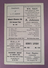 Load image into Gallery viewer, Vintage 1932 Brownies Guides Rangers Concert Program St. Aidan's Hall Toronto