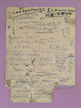 Load image into Gallery viewer, Vintage Abbey-Road Taxi Card Metropolitan Toronto w/ Handwritten Notes
