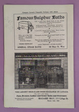 Load image into Gallery viewer, Vintage Toronto Ad Page Ely Ties, Madame May, Jennie Middleton c. 1920