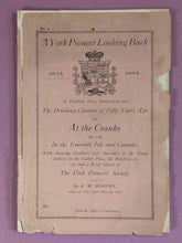 Load image into Gallery viewer, 1884 Irish Toronto York Pioneer Looking Back Drinking Custom Booklet