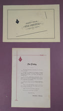 Load image into Gallery viewer, Antique Bingham & Taylor Fine Printing Trade Card & Flyer Toronto Leader Lane