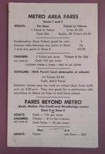 Load image into Gallery viewer, Vintage 1969 Metropolitan Toronto Transit Map TTC Public Transit