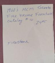 Load image into Gallery viewer, 1960'S FireKrome Furniture Catalogue No. 10 Firestone Enterprises Toronto