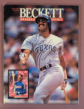 Load image into Gallery viewer, Beckett Baseball Monthly Magazine #108 March 1994 Juan Gonzalez Cover