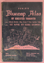 Load image into Gallery viewer, Vintage 1976 Perly's Bluemap Atlas of Greater Toronto Executive Edition