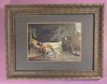 Load image into Gallery viewer, William L. Dodge "The Death of Minnehaha" Framed Antique Print 1897