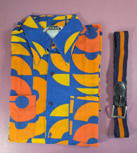 Load image into Gallery viewer, CBC 1976 Games Media Inspired Classic Fit Short Sleeve Shirt With Belt