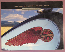 Load image into Gallery viewer, Harley-Davidson Decals, Emblems & Nameplates Catalog Brochure Made in USA