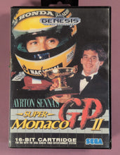 Load image into Gallery viewer, Ayrton Senna's Super Monaco GP II Sega Genesis (1992) Complete In Box CIB