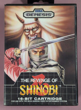 Load image into Gallery viewer, The Revenge of Shinobi - Sega Genesis, 1989 - Complete In Box (CIB)