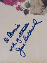 Load image into Gallery viewer, Judie Geeson & June Callwood Autographed Photos Lot JSA Certified